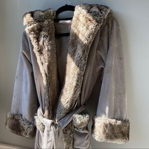 Pottery Barn Faux Fur Robe